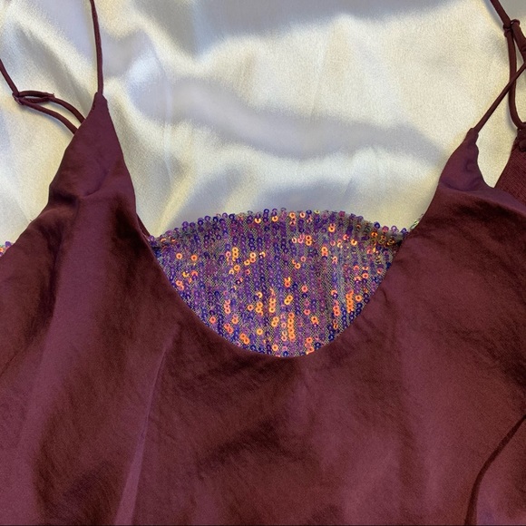 Free People Turn It On Cami In Vetiver Bloom Sz M - Picture 13 of 14